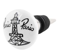 Paris Eiffel Tower Flat Wine Bottle Stopper